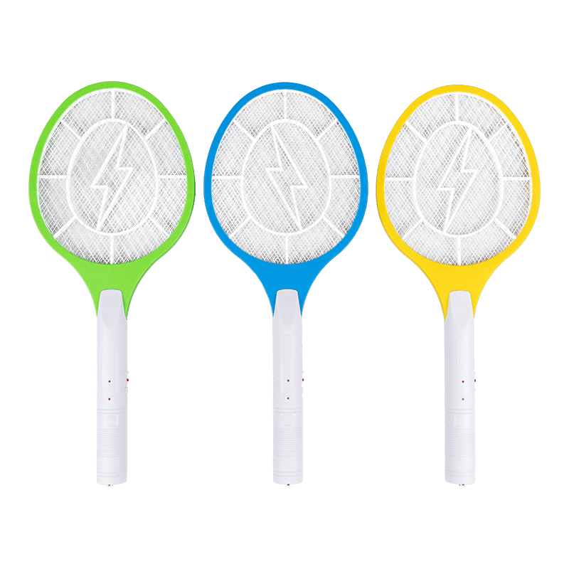 FF-006 400mAh baterai timbal-asam 3 warna pemukul nyamuk listrik rumah