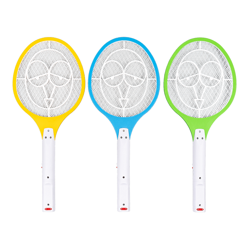 Pemukul nyamuk elektrik baterai timbal-asam 3 warna 250mAh FF-106 Pemukul nyamuk elektrik baterai timbal-asam 3 warna 250mAh FF-106