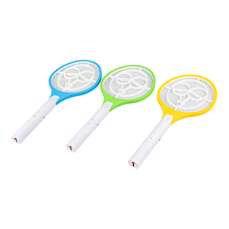 Pemukul nyamuk elektrik baterai timbal-asam 3 warna 250mAh FF-106 Pemukul nyamuk elektrik baterai timbal-asam 3 warna 250mAh FF-106