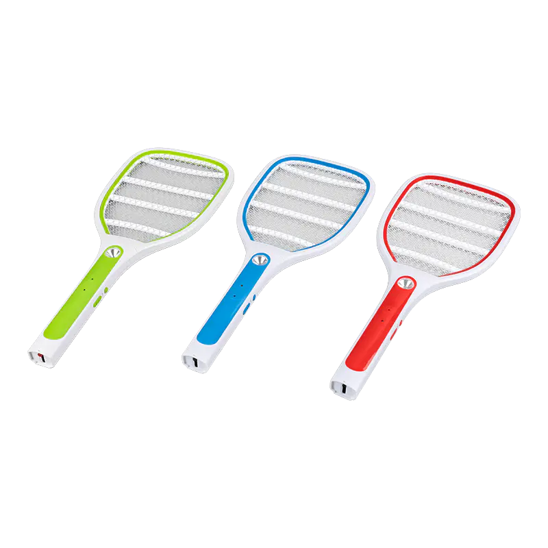 Baterai Asam Timbal LED 3 Warna FF-002 400mAh dengan Pemukul Nyamuk Listrik Steker Baterai Asam Timbal LED 3 Warna FF-002 400mAh dengan Pemukul Nyamuk Listrik Steker